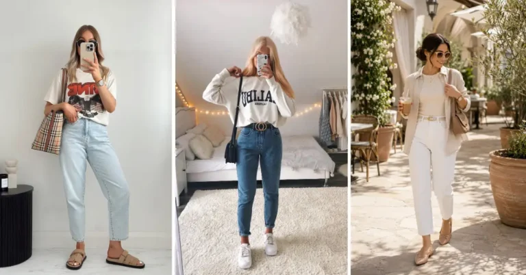 Petite Mom Jeans Outfits: 21 Casual Day Looks for Every Style and Season